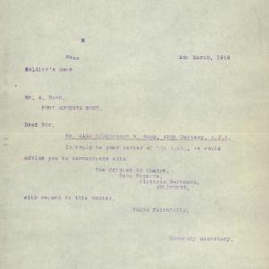 Soldier packet page