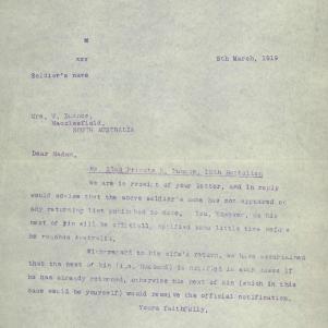 Soldier packet page