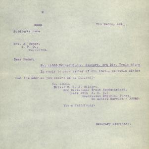 Soldier packet page