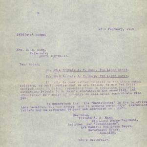 Soldier packet page
