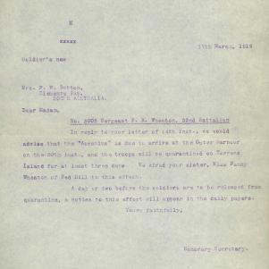 Soldier packet page