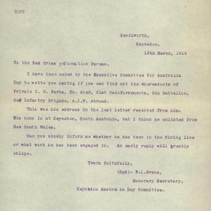 Soldier packet page