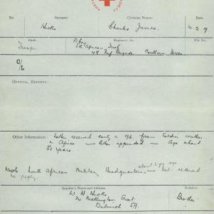 Soldier packet page