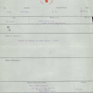 Soldier packet page