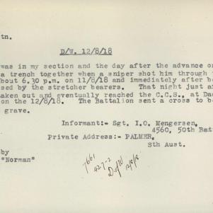 Soldier packet page