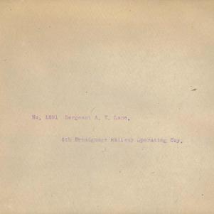 Soldier packet page