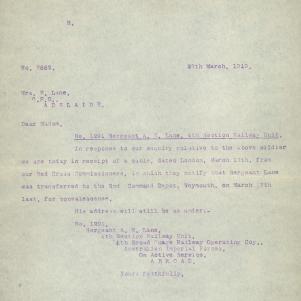 Soldier packet page