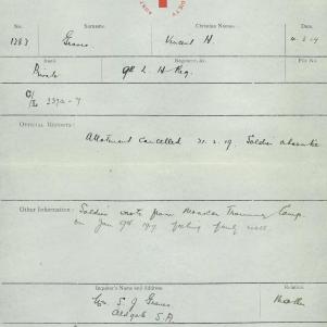 Soldier packet page
