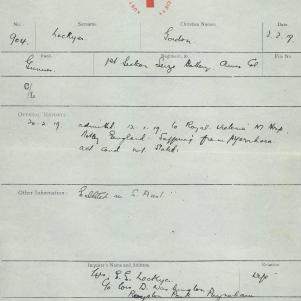 Soldier packet page