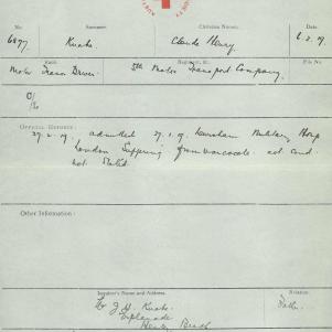 Soldier packet page