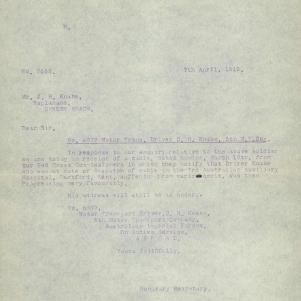 Soldier packet page