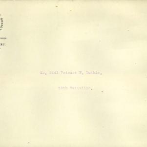 Soldier packet page