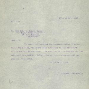 Soldier packet page