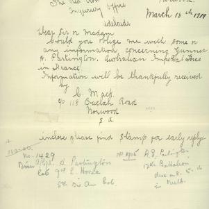Soldier packet page