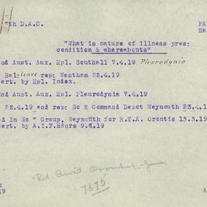 Soldier packet page