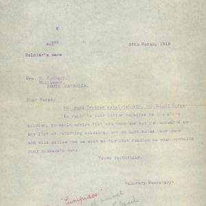Soldier packet page
