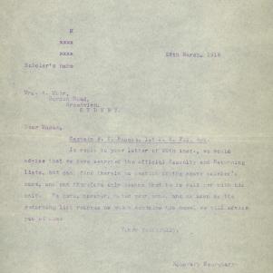 Soldier packet page