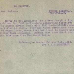 Soldier packet page
