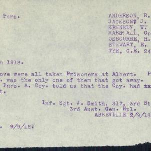 Soldier packet page