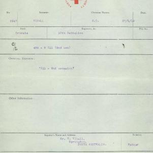 Soldier packet page