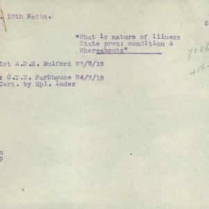 Soldier packet page