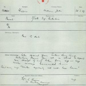 Soldier packet page