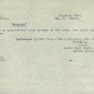 Soldier packet page