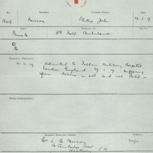 Soldier packet page