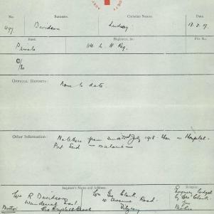 Soldier packet page