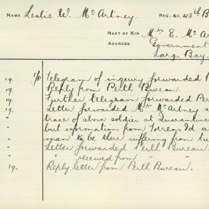 Soldier packet page