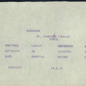 Soldier packet page