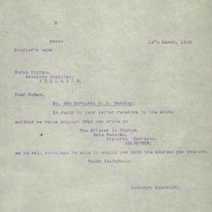 Soldier packet page