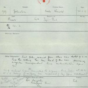 Soldier packet page