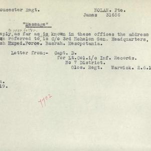 Soldier packet page