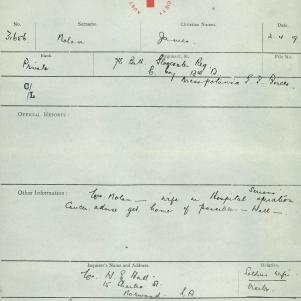 Soldier packet page
