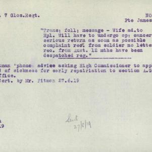 Soldier packet page