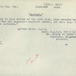 Soldier packet page