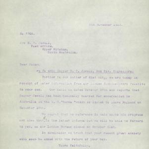 Soldier packet page