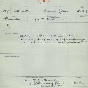 Soldier packet page