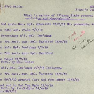 Soldier packet page