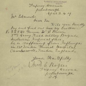 Soldier packet page