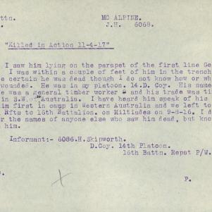 Soldier packet page