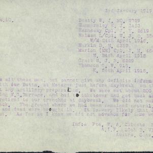 Soldier packet page