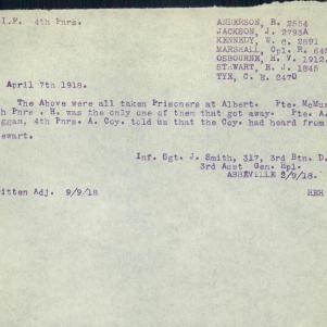 Soldier packet page