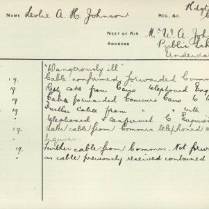 Soldier packet page