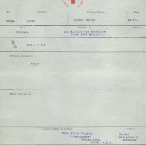 Soldier packet page