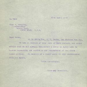 Soldier packet page
