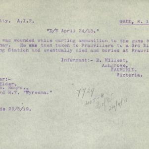 Soldier packet page