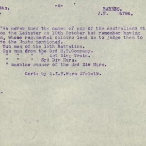 Soldier packet page