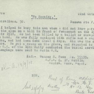 Soldier packet page